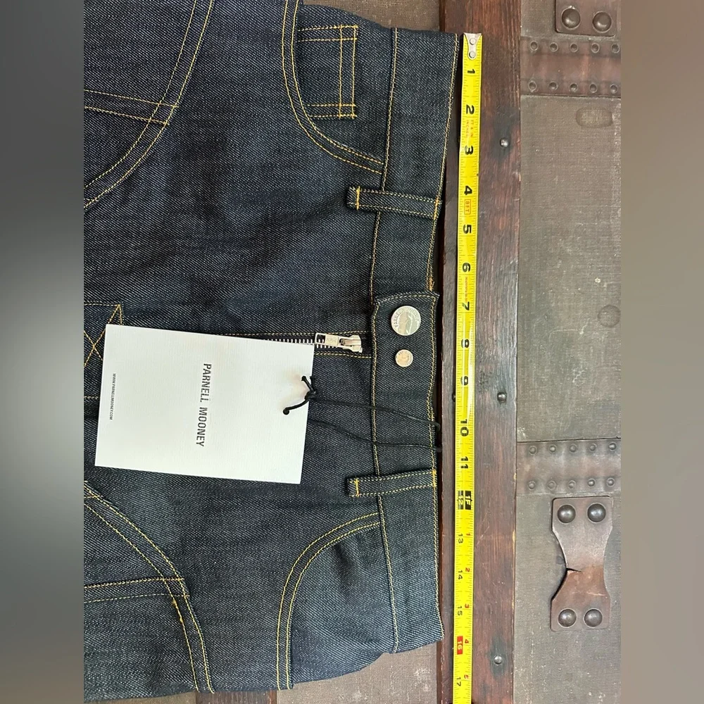 NWT Parnell Mooney Indigo 50 Panel Men's Dark Blue Jeans, 32